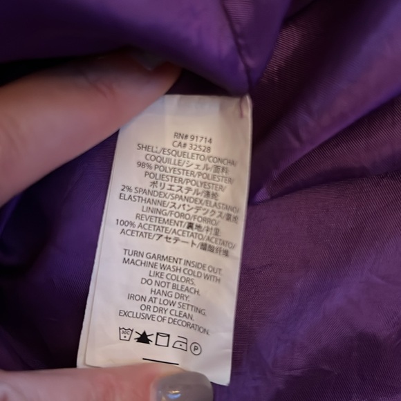 GORGEOUS violet Armani exchange top L - Picture 4 of 8